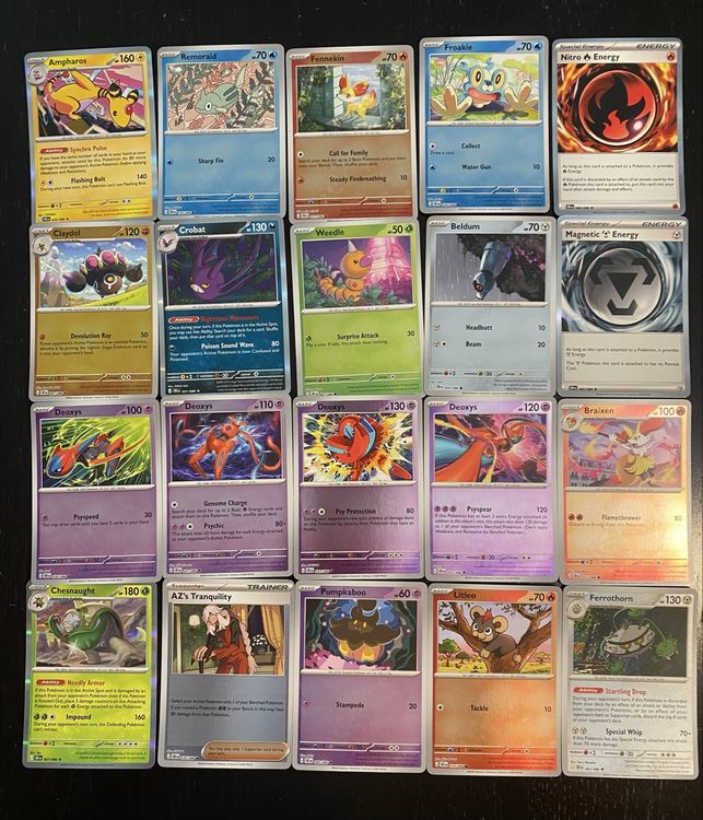 Pokemon 20 Holo/Reverseholo Karten - Chaos Rising (Gebraucht) in ...