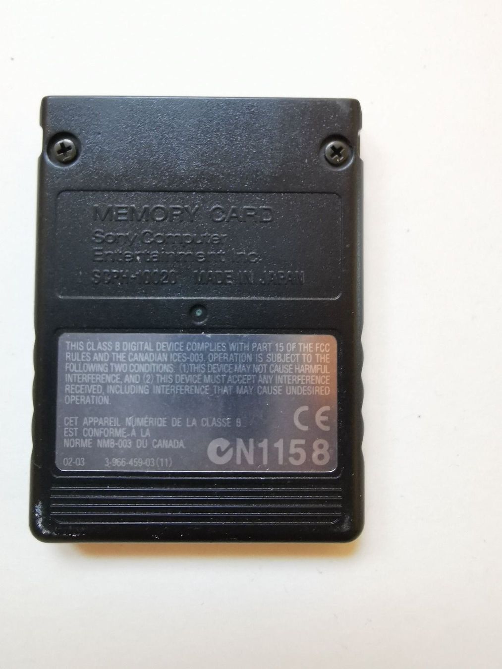 Sony Memory unit & Memory card: Ps 2 - Memory Card 8 MB – Usato da Lenzburg venduto da eyworld 1