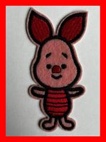 Winnie Pooh Bügelbild Badge Patch Ferkel Comic Aufnäher