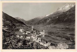 HOSPENTHAL mit der GOTTHARDSTRASSE (Im Sommer) ca. 1920 (UR)