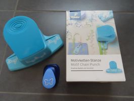 Motivkettenstanze und Stanzer Schmetterling ***1x benutzt***