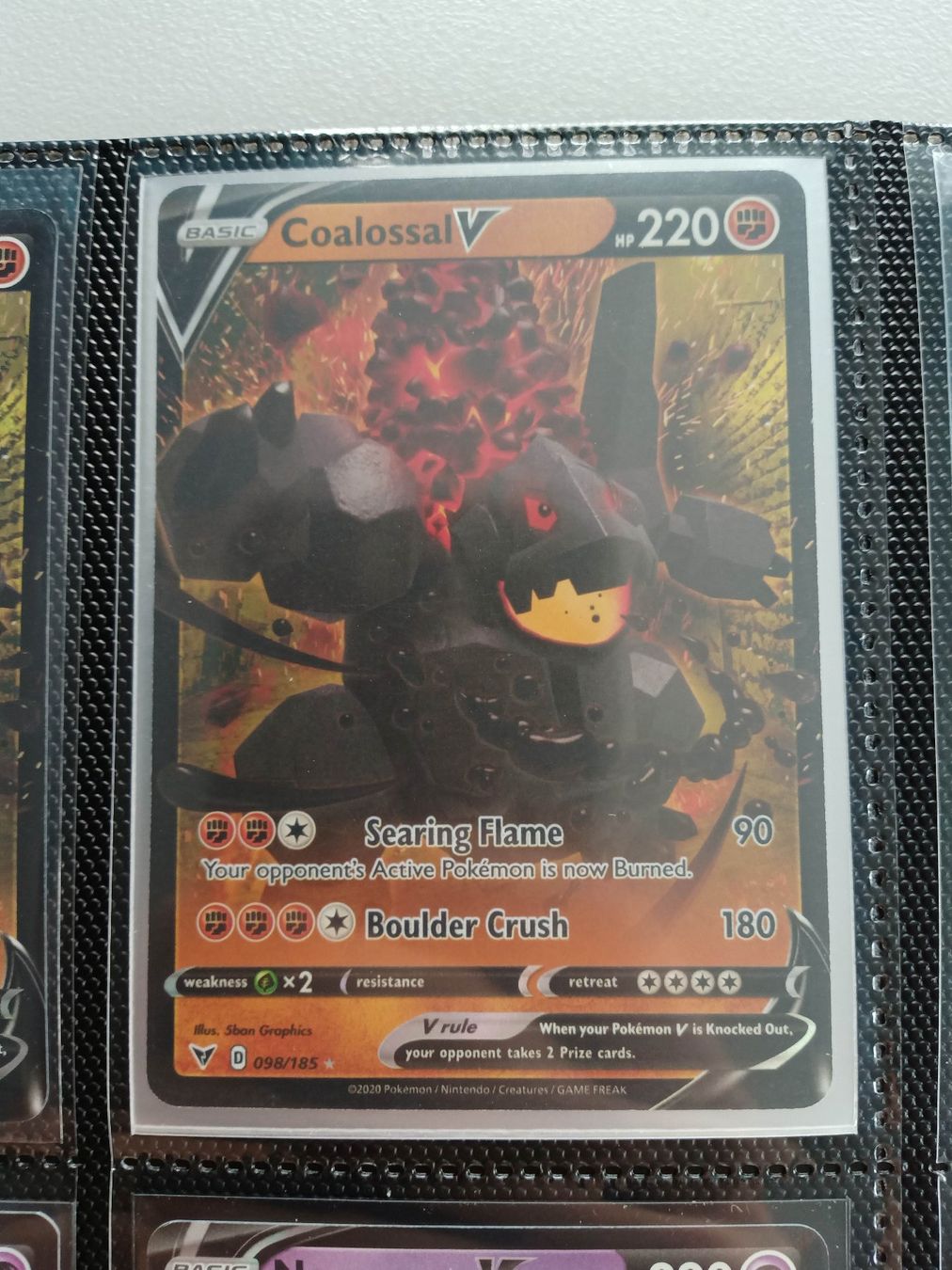 Pokémon Carte collezionabili: Coalossal V – Usato da Altstätten SG venduto da GGsGameshop