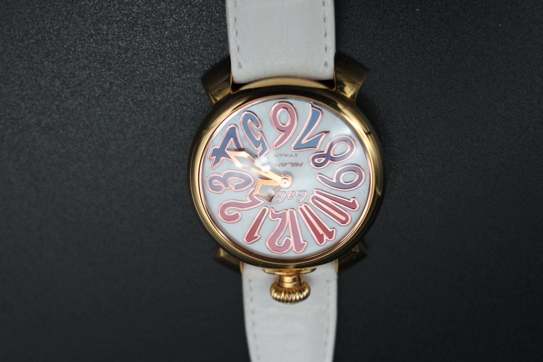 GaGà Milano Orologi: Gaga Milano Uhr mit Lederband – Usato da Bruettisellen venduto da Collector_Store 2