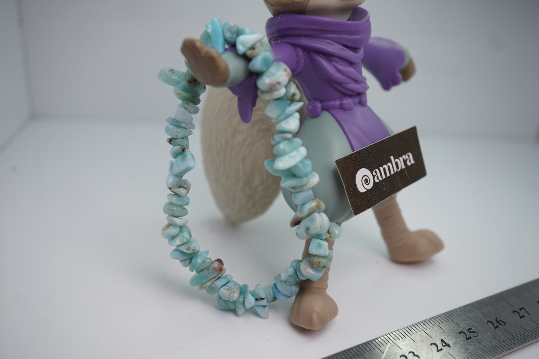 Minerali & Pietre curative: Larimar  Spliter   Armband  direkt      ab 1.-  Auktion – Nuovo e nell'imballaggio originale da Eschenbach SG venduto da topstone 7