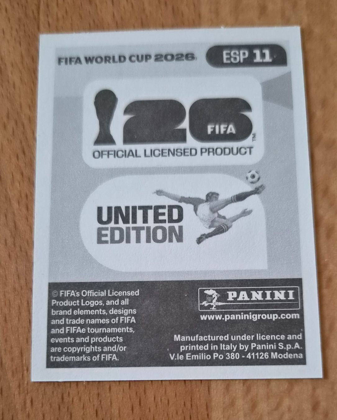 Panini Carte collezionabili: Panini WM 2026 Pedri ESP 11 – Usato da Aarberg venduto da NA93 1