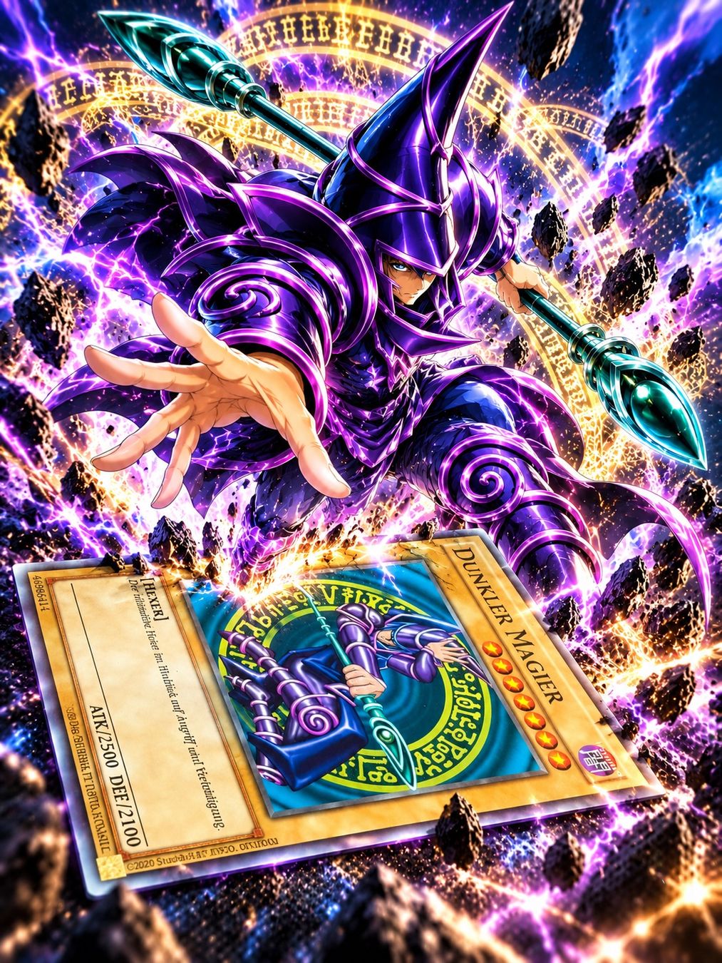 Yugioh Carte collezionabili: Dunkler Magier - YGLD - DEA03 – Usato da Zürich venduto da mountainwizard00 2