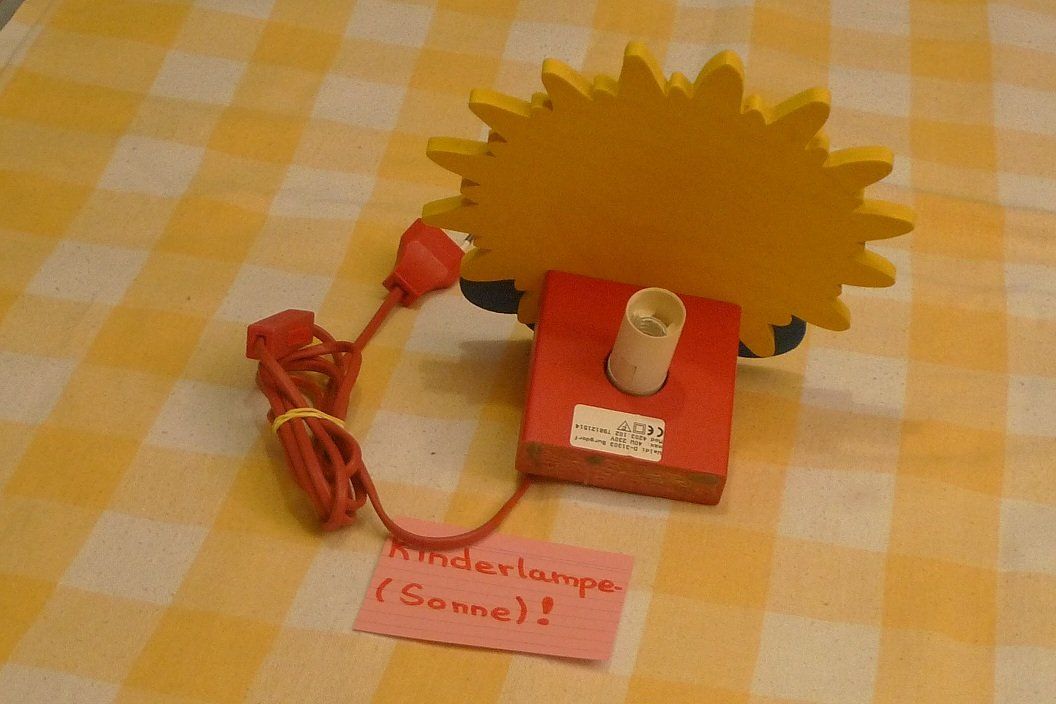 Lampade: Kinderlampe-(Sonne)! – Usato da Bern venduto da bn1640 3