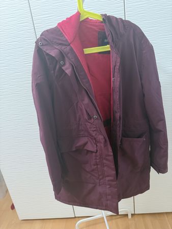 Regatta Parka Kapuze Kunstpelz dunkelrot Grösse 40