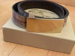 Cintura Burberry con motivo a quadri taglia 100