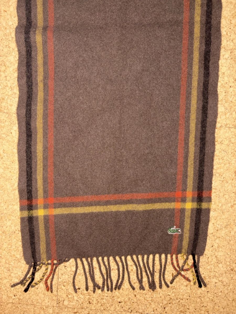 Lacoste Foulard & Sciarpe: Lacoste Schal 100% Lambswool Braun – Usato da Arlesheim venduto da purchaser44