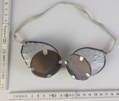 Antike Skibrille / Oldtimer Brille, Vintage Style Ski