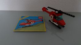 Lego 6657 Feuerwehr Hubschrauber von 1985