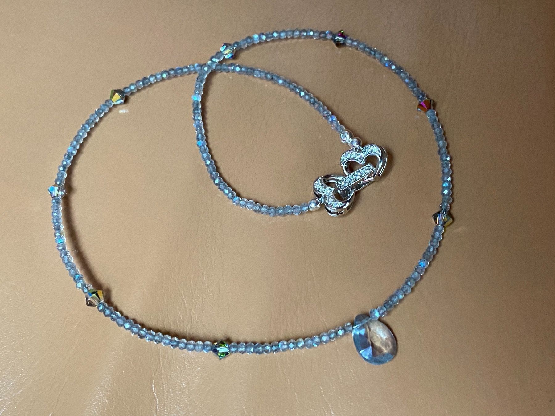Catenine: Unikat- Labradorit, Swarovski NEU – Nuovo (secondo la descrizione) da Basel venduto da Chili007 2