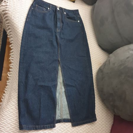 raffinierter Jeansjupe von Manor Gr. 38