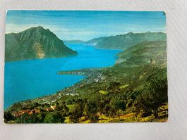 Panorama AK, Lago D‘Iseo mit Lovere