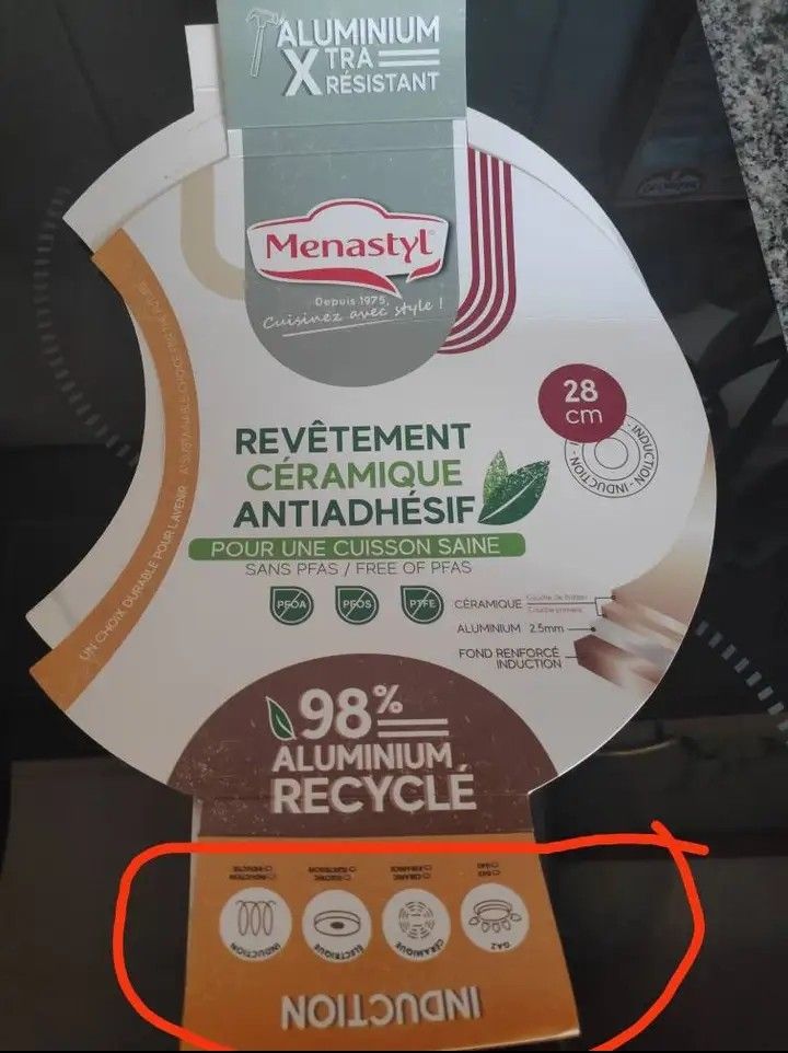 Padelle: Poêle à induction Menastyl, 28 cm, neuve – Nuovo e nell'imballaggio originale da Couvet venduto da fat_kyl7 1