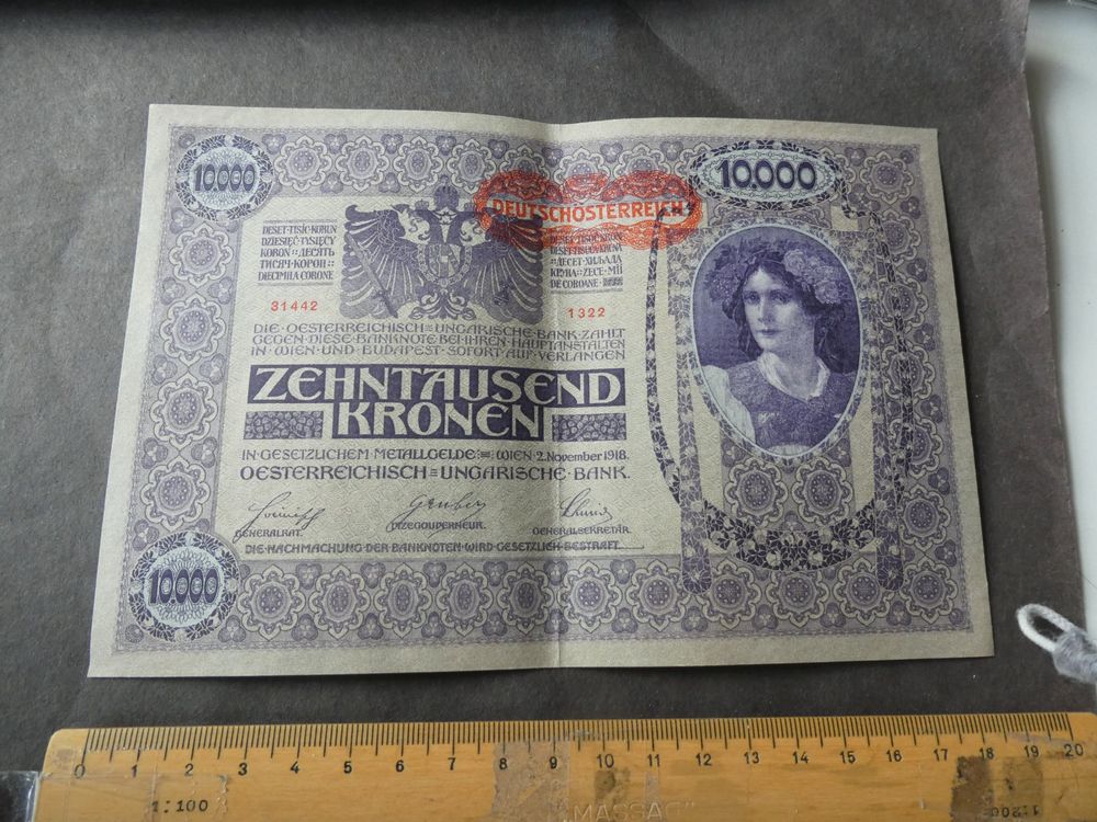 Oesterreich 1918, 10'000 Kronen Deutschösterreich | Kaufen auf Ricardo