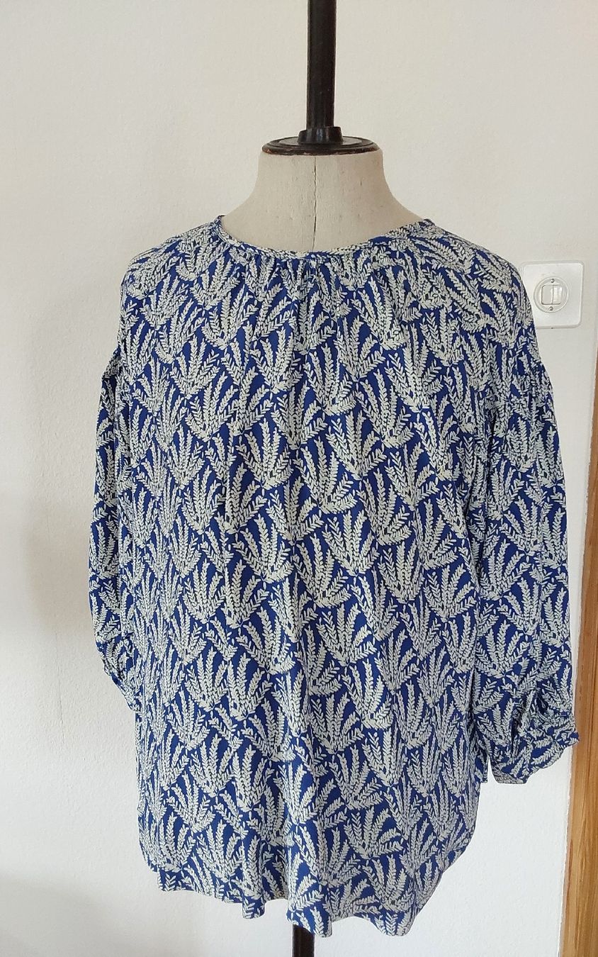 Blusen: Bluse Tunika Masai M Viskose blauweiss – Neu (gemäss Beschreibung) aus Köniz von scopello12