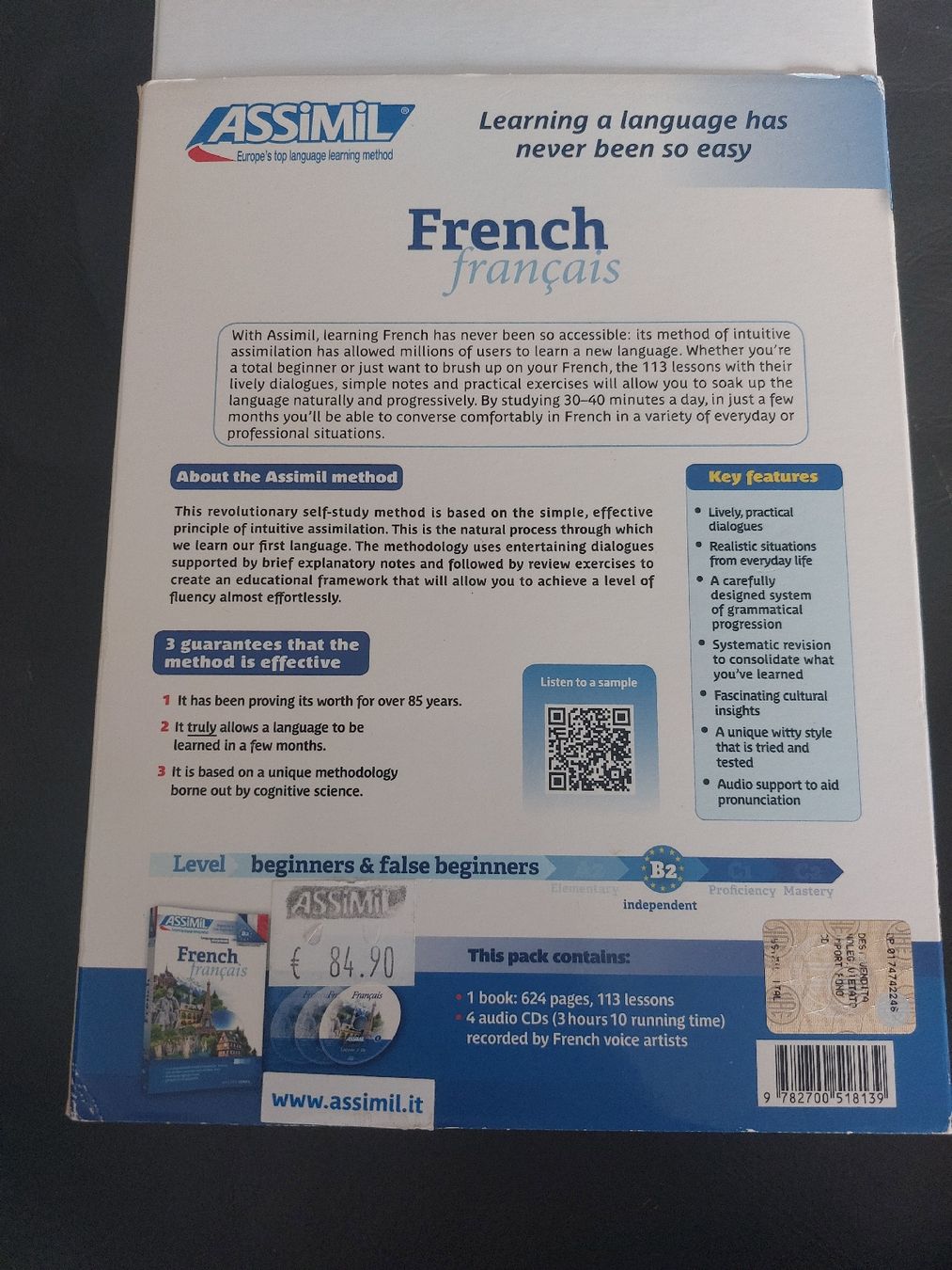 Bücher: ASSIMIL French for beginners book+CDs  – Gebraucht aus Rosshäusern von ter_z9gp 1