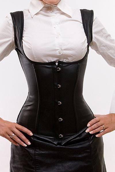 Altra biancheria intima: Business Look: Leder Unterbrustkorsett – Nuovo e nell'imballaggio originale da Beinwil am See venduto da yourfetishworld 3