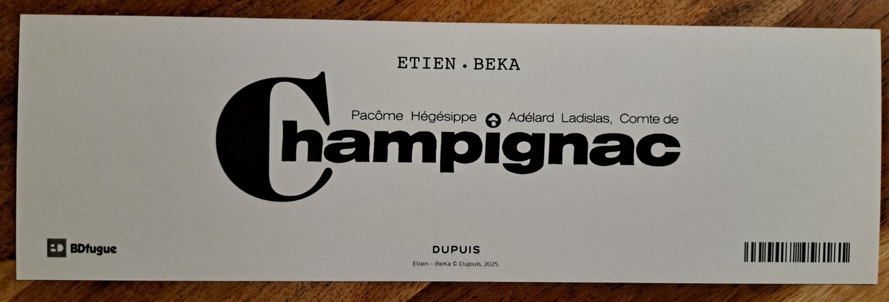 Comics: Ex-Libris Champignac neuf, 30X9 CM – Neu (gemäss Beschreibung) aus Dorénaz von DaWiiD 1