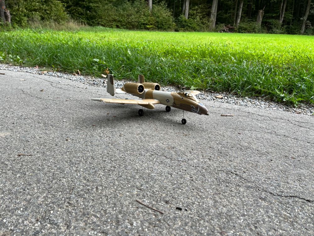 E-flite EFLU3708: Set Aste Di Comando Per UMX A-10 BL, Ricambio Originale Grigio/argento
