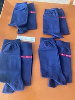 4 neue Socken 37-39 NEU blau 80% BW