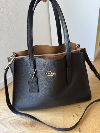 COACH Tasche schwarz Leder Zustand gut