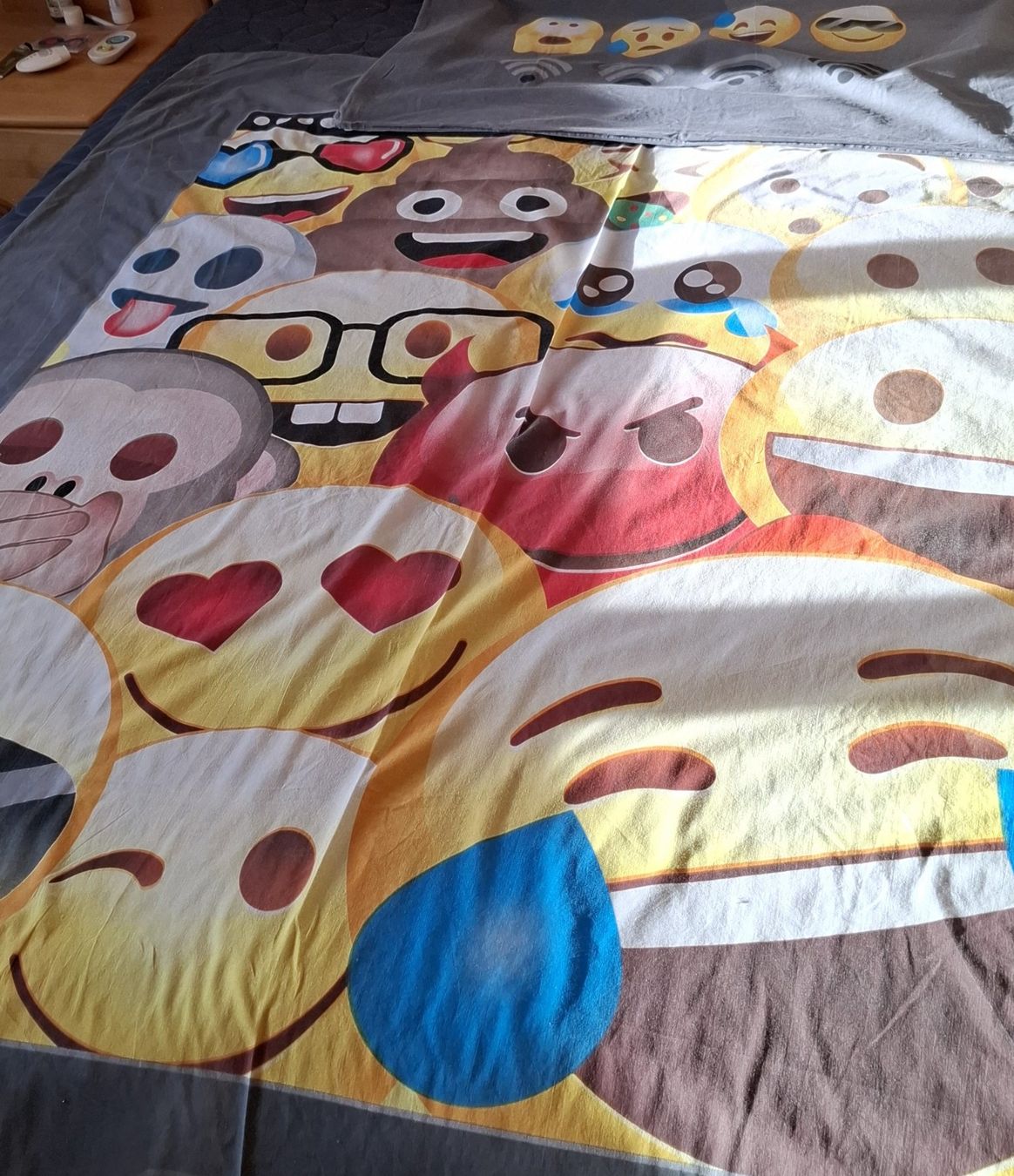 Biancheria da letto: Bettwäsche "Smileys" – Usato da Rudolfstetten venduto da Bubu25