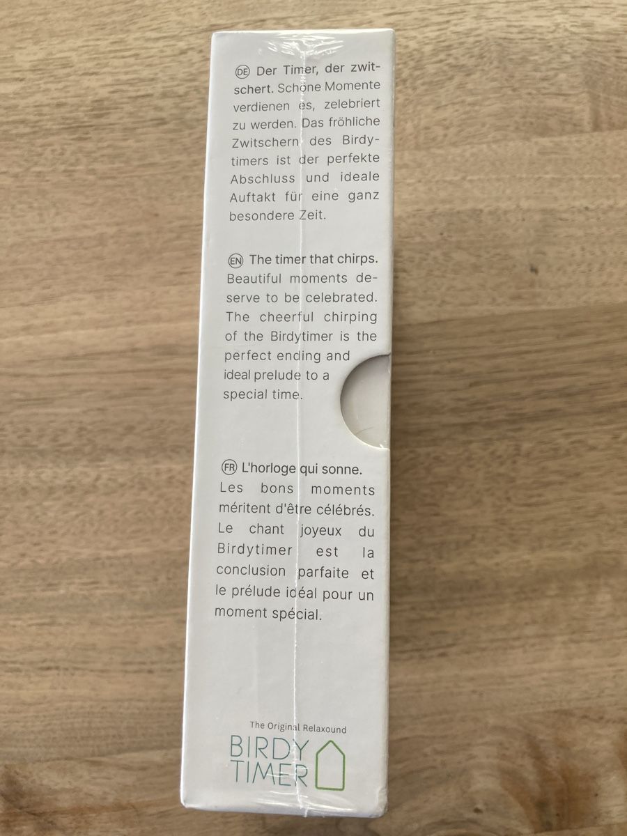 Toutes les décorations: Birdytimer Holz Design Relaxound Timer neuwertig – Neuf avec emballage d'origine à Otelfingen par pat_8jmb 3