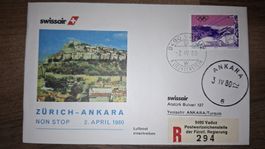 Swissair Zürich - Ankara 02.04.1980