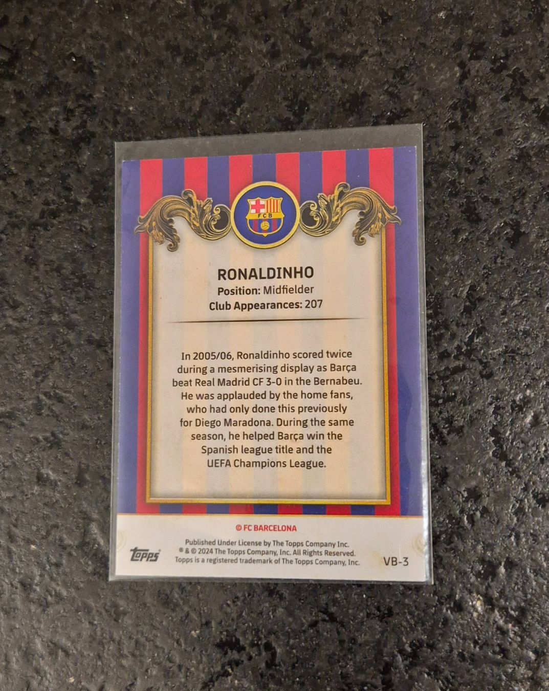 Topps Carte collezionabili: Ronaldinho - Barcelona - Topps – Nuovo (secondo la descrizione) da Burg AG venduto da Danoe 1