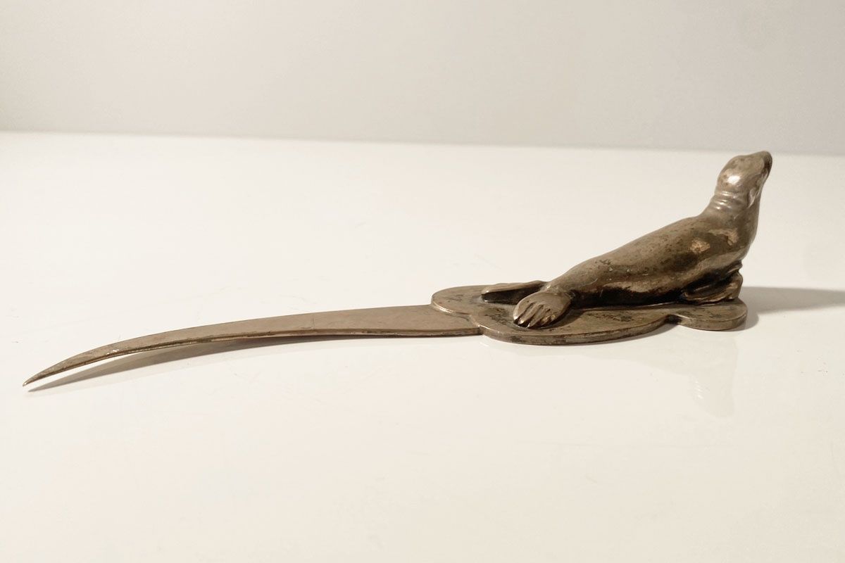 Sonstiger Bürobedarf: Baltensperger 925 Silber Brieföffner Seehund Robbe Schweiz – Gebraucht aus Ballwil von ClassicGallery 2