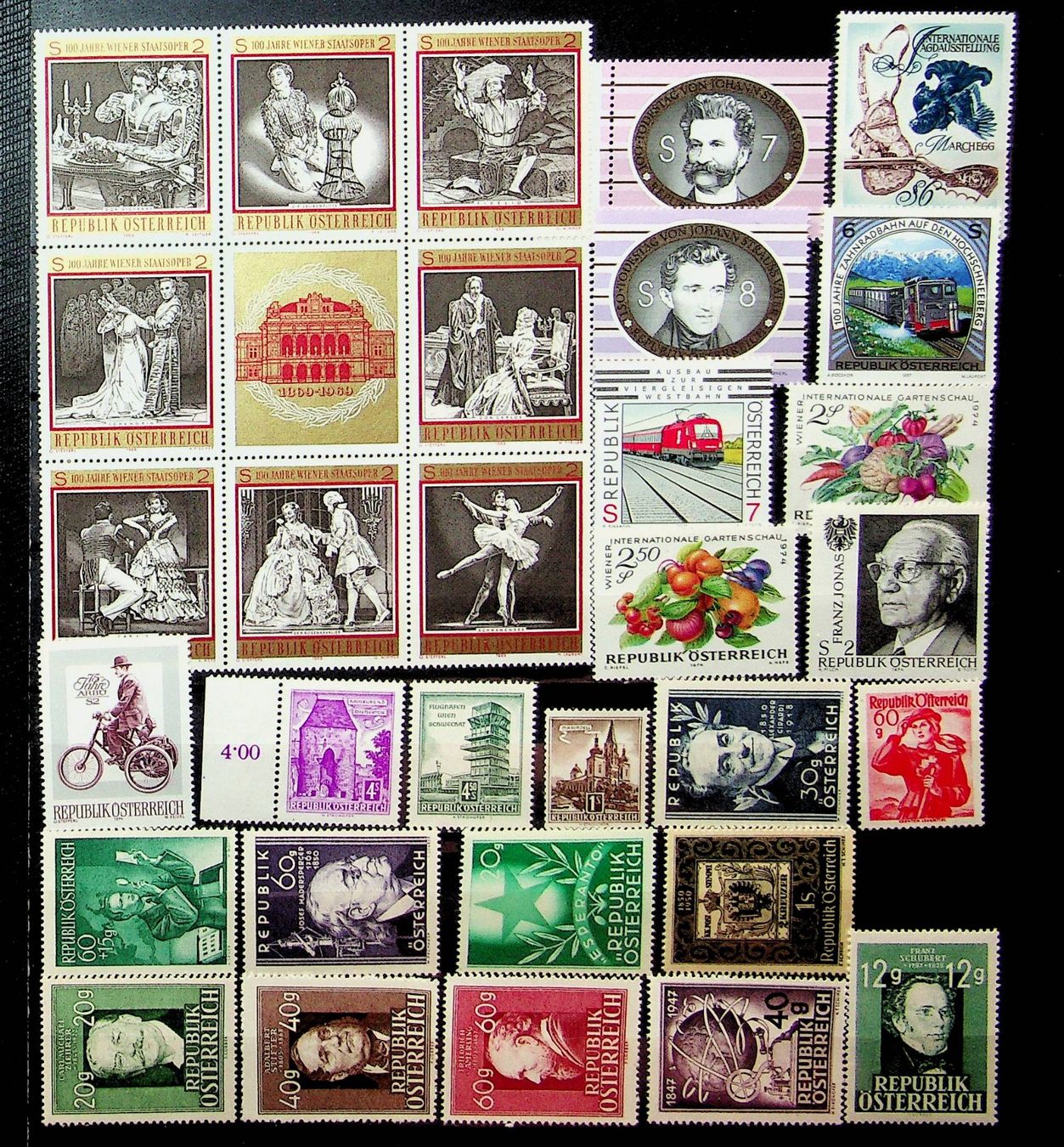 Alle Briefmarken: AUTRICHE TIMBRES NEUFS** 1947-1974  /U351 – Neu (gemäss Beschreibung) aus Estavayer-le-Lac von nane85