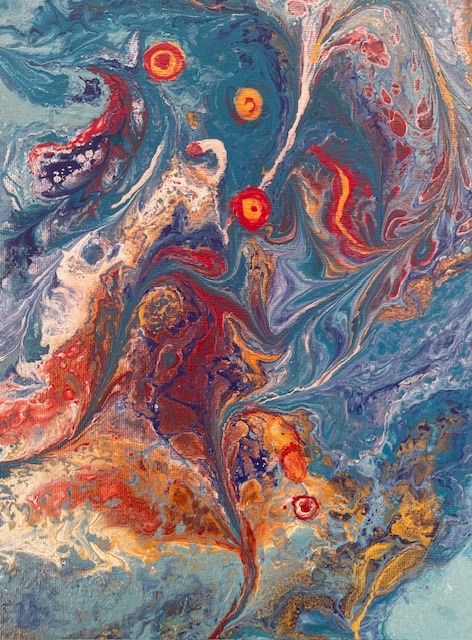 Gemälde: "Kosmische Augen" – Neu und originalverpackt aus Buttwil von marsmen 2