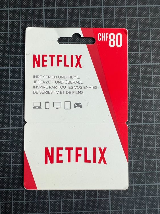 Carte cadeau Netflix