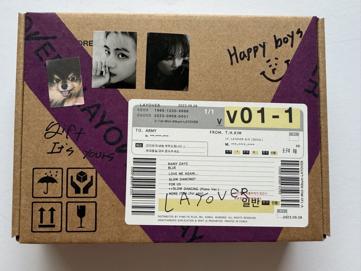 CD: BTS - V Layover purple version – Nuovo (secondo la descrizione) da Belp venduto da silverlight88