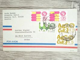 TR20 Enveloppe + Timbre Mexique 19xx