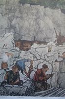 Schulwandbild Steinbruch, von Livio Bernasconi