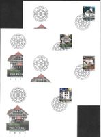 4 FDC Pro Patria 1997 Serie Einzelmarken ET Bern 13.5.1997