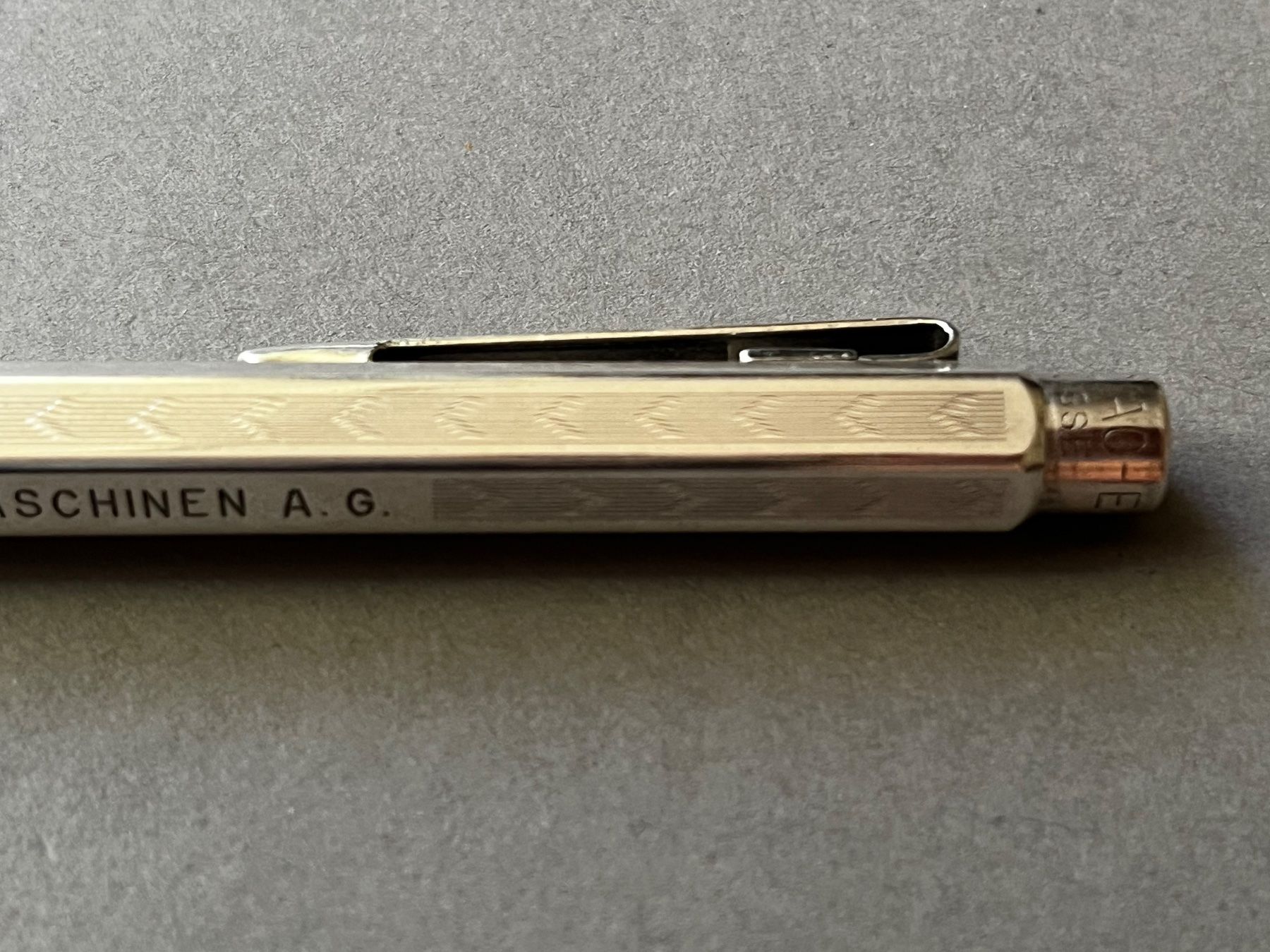 Caran D'Ache Stifte & Marker: Caran d’Ache Ecridor Schreiber Chevron versilbert ca – Gebraucht aus Zürich von FV.vintage 7
