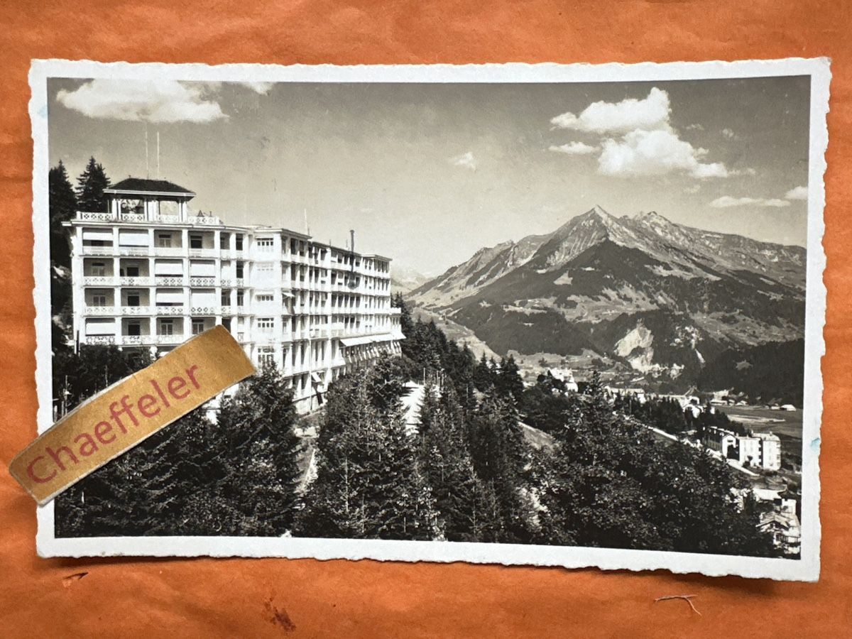 Cartoline postali: Leysin, Hôtel Belvedere  – Usato da Zürich venduto da Chaeffeler