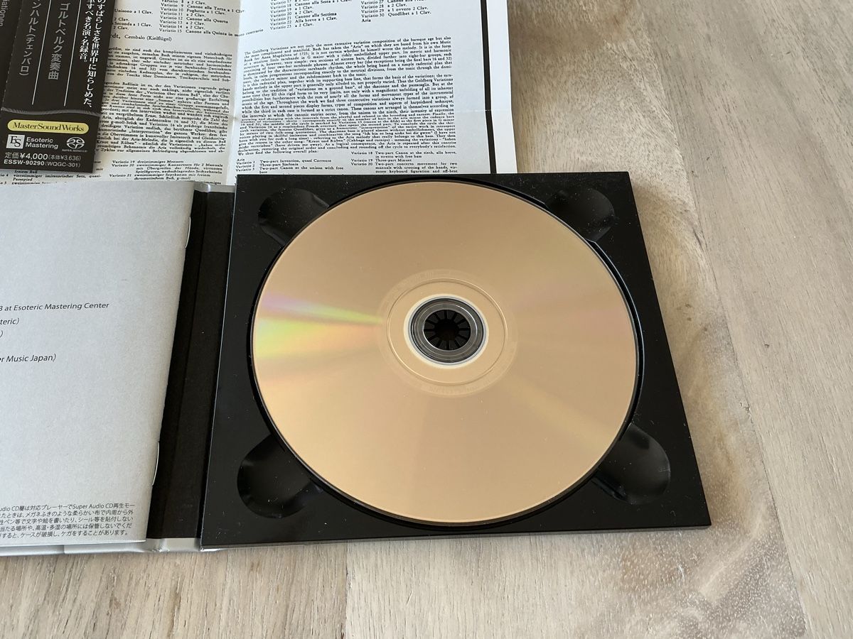 CD: ESOTERIC SACD Bach - Goldberg Variationen Gustav Leonhardt – Usato da Meilen venduto da tuebli 2