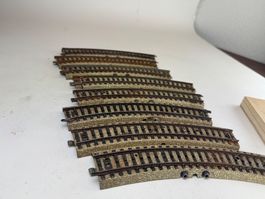 VE1- Märklin gebogene Gleise gemischt
