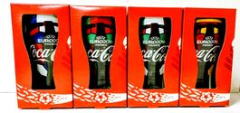 4  Coca-Cola Gläser Fussball-Euro 2016 Frankreich ca. 3 dl
