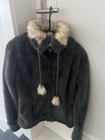 Sublevel Fleecejacke Damen Grösse L dunkelgrau neu