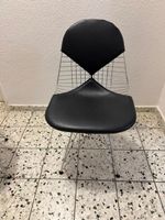 Vitra Wirechair mit Lederbesatz
