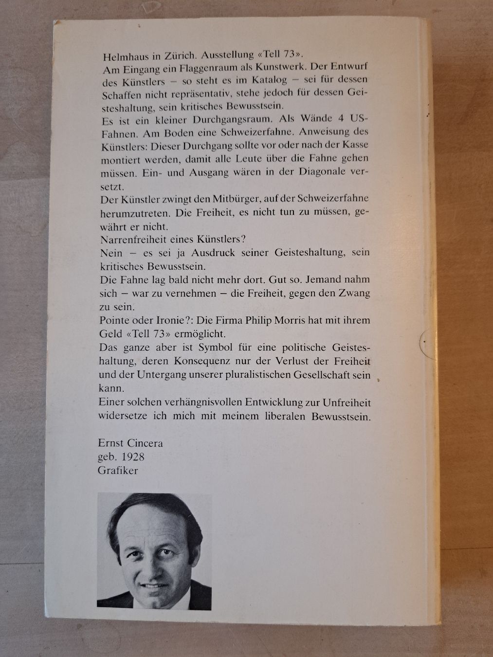 Livres: Ernst Cincera - Unser Widerstand gegen Subversion – D'occasion à Zürich par chusel 1