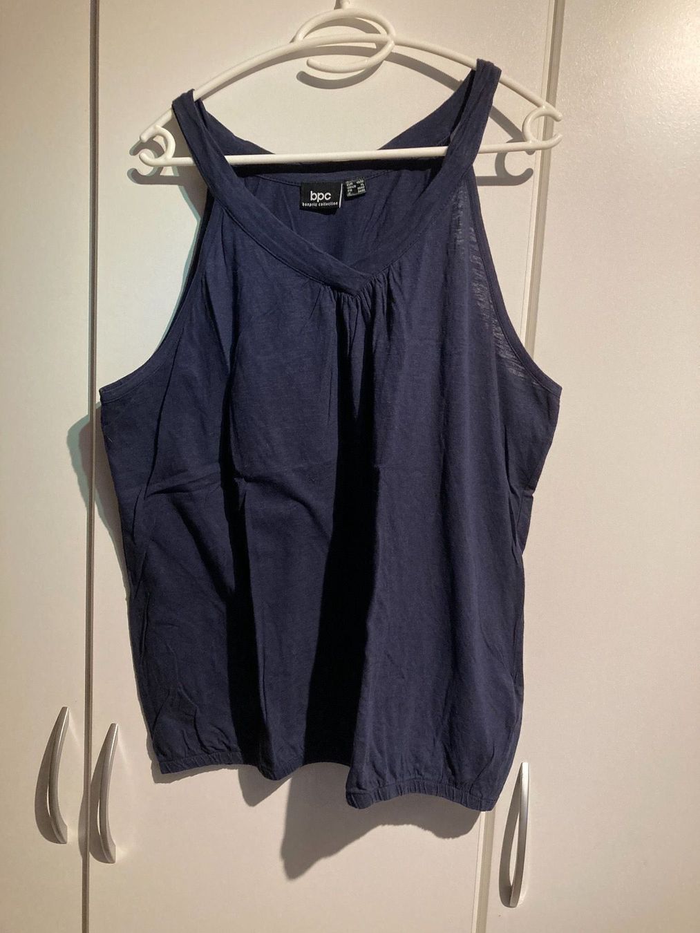 Camicette: Blaue kurzarm Bluse Gr. 48/50 – Usato da Thun venduto da Vans_98