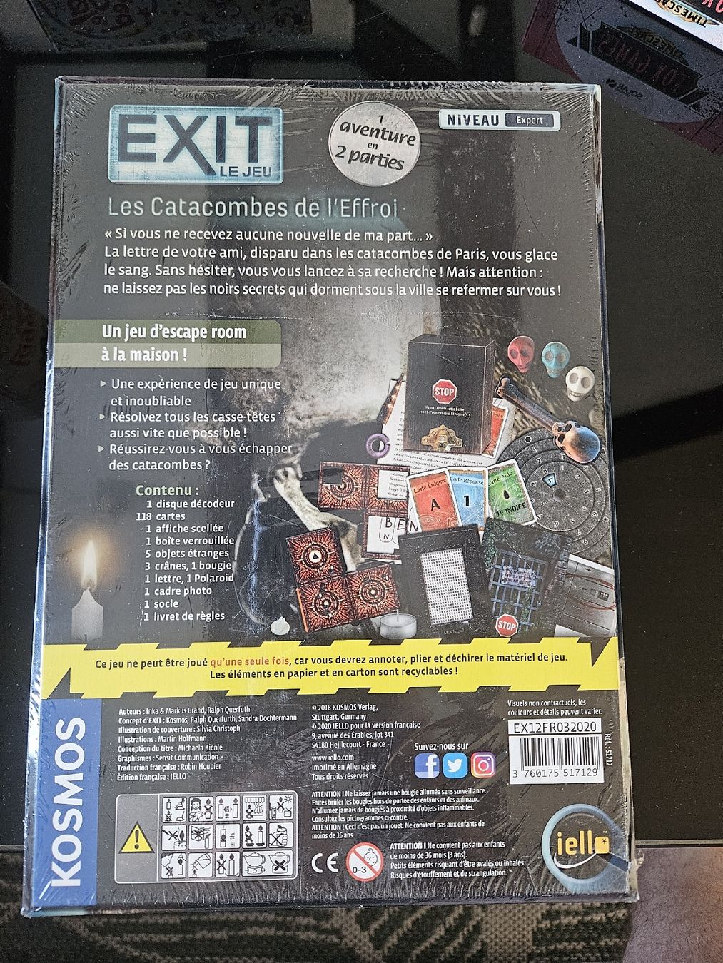 Giochi: lot de 4 jeux escape game – Nuovo e nell'imballaggio originale da Les Hauts-Geneveys venduto da Redfield45 4